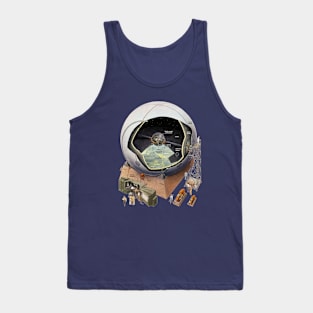 Fred Freeman space flight simulator cutaway illustration Tank Top